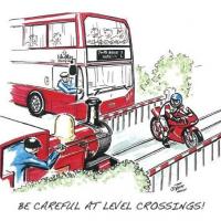 Be Careful At Level Crossings!